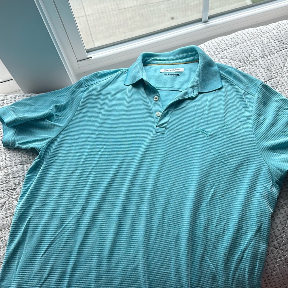TOMMY BAHAMA blue polo